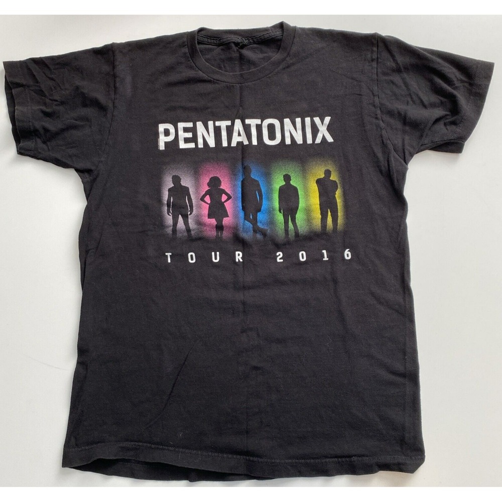 Pentatonix T-Shirt Mens Small Black Good 2016 Tour Band Music Tee